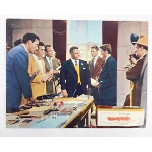 Across the Bridge 1957 Original Lobby Card Movie‎ Poster Rod Steiger British UK